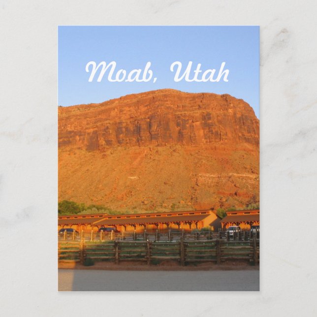 Moab, Utah Postcard (Front)