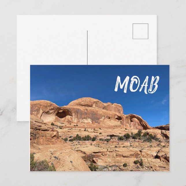 Moab Utah   Postcard (Front/Back)