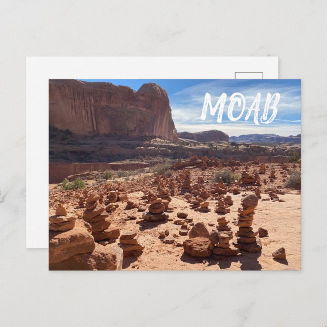 Moab Utah  Postcard (Front/Back)