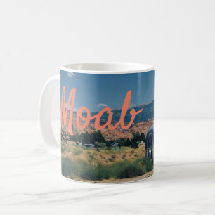 Moab Utah Trailer in the desert Mug
