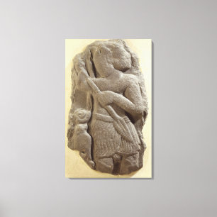 Moabite storm god, Shihan ancient land of Moab, c. Canvas Print