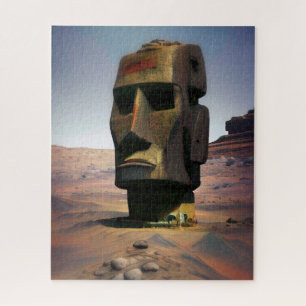 Moai of Mars Wombott Collector Jigsaw Puzzle