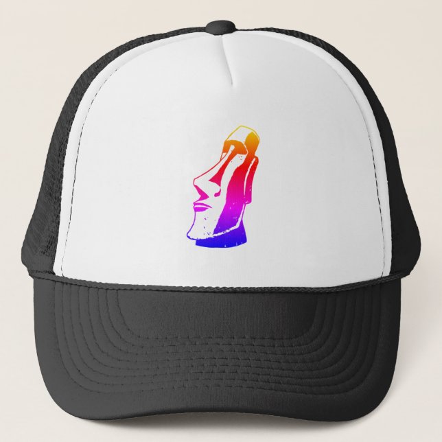 Moai Vibe - Vintage Trucker Hat (Front)