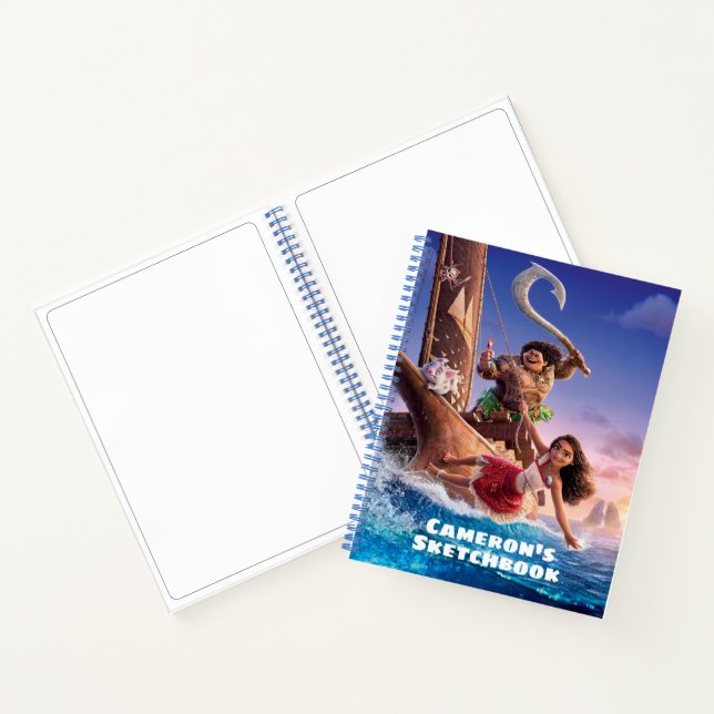 Moana 2 Theatrical Art Notebook (Inside)