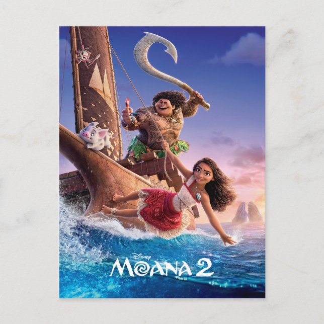 Moana 2 Theatrical Art Postcard (Front)