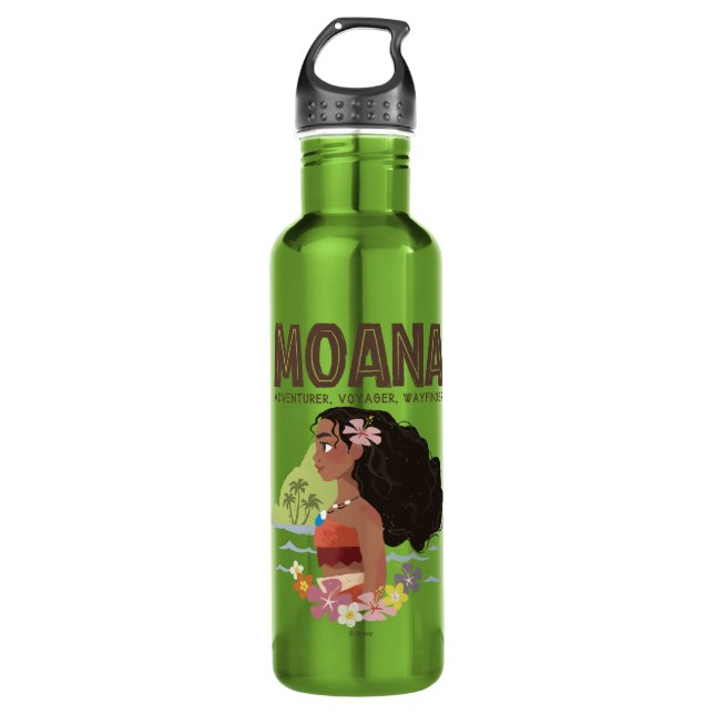 Moana | Adventurer, Voyager, Wayfinder 710 Ml Water Bottle (Front)