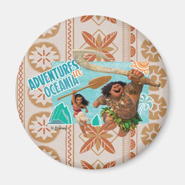 Moana | Adventures In Oceania Magnet (Front)