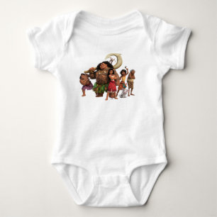 Moana and Crew Baby Bodysuit