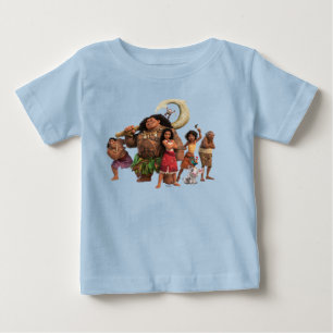 Moana and Crew Baby T-Shirt