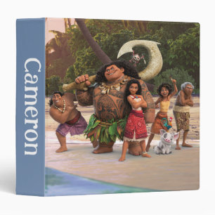 Moana and Crew Binder