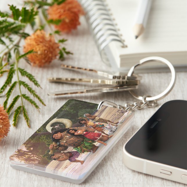 Moana and Crew Keychain (Front Right)