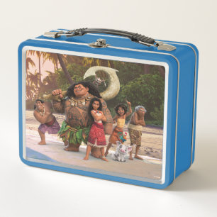 Moana and Crew Metal Lunch Box