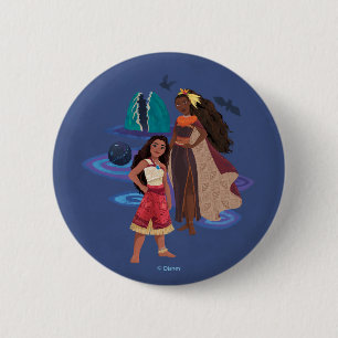 Moana and Matangi 2 Inch Round Button