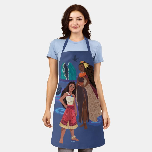 Moana and Matangi Apron (Worn)
