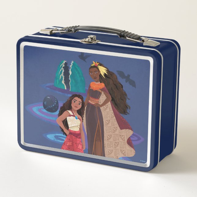 Moana and Matangi Metal Lunch Box (Front)