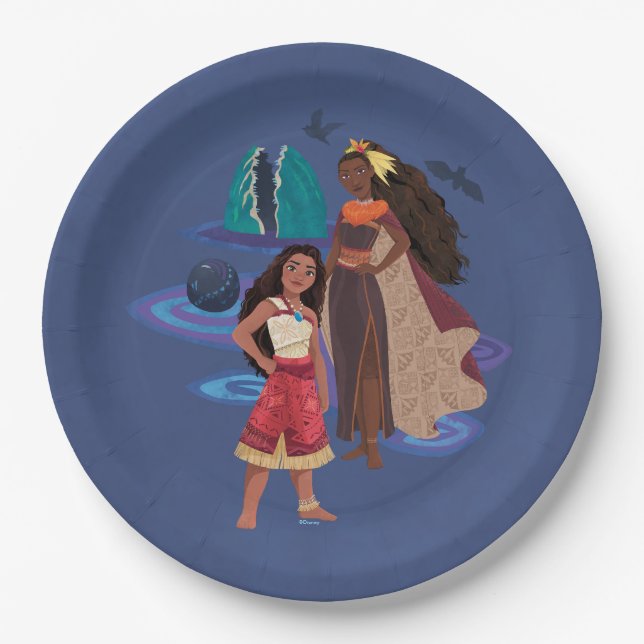 Moana and Matangi Paper Plate (Front)