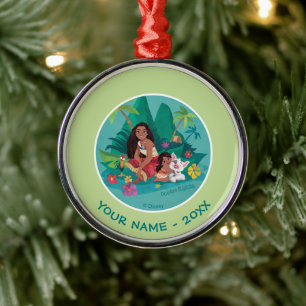 Moana and Simea Ocean Sisters Metal Ornament