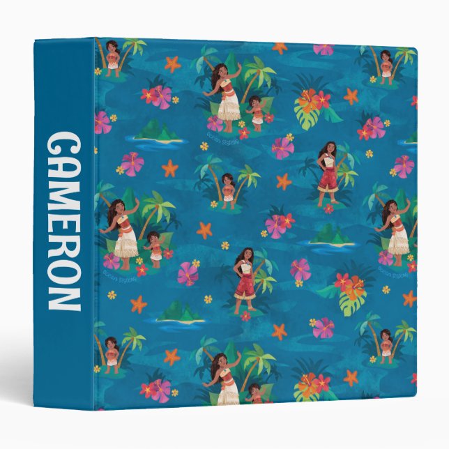 Moana and Simea Ocean Sisters Pattern Binder (Front/Spine)