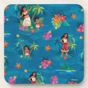 Moana and Simea Ocean Sisters Pattern Coaster