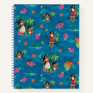 Moana and Simea Ocean Sisters Pattern Notebook