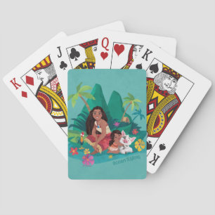Moana and Simea Ocean Sisters Playing Cards