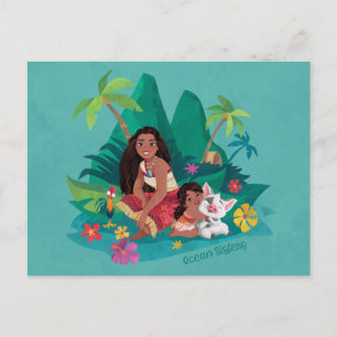 Moana and Simea Ocean Sisters Postcard