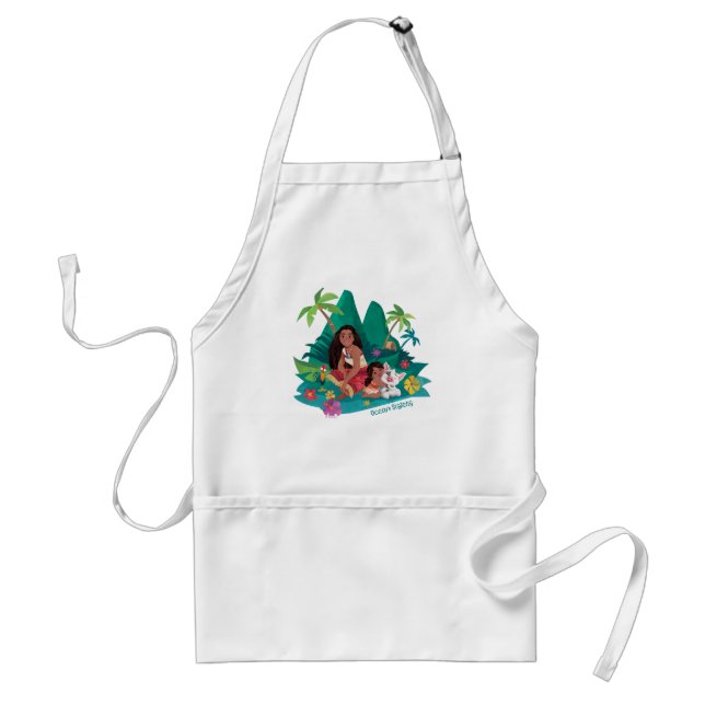 Moana and Simea Ocean Sisters Standard Apron (Front)