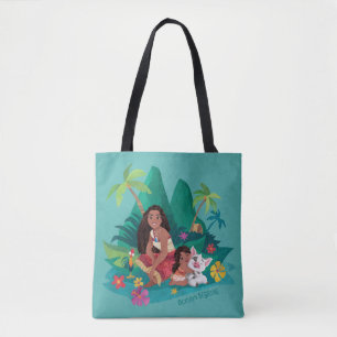 Moana and Simea Ocean Sisters Tote Bag