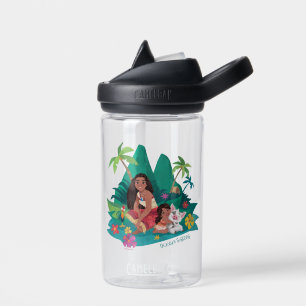 Moana and Simea Ocean Sisters Water Bottle