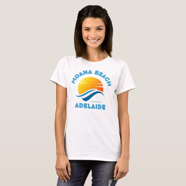 MOANA BEACH-ADELAIDE South Australia T-Shirt (Front Full)