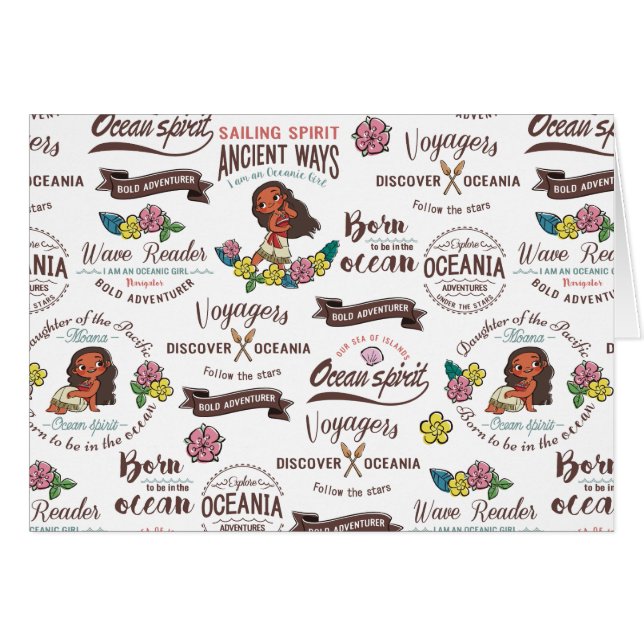 Moana | Bold Adventurer Pattern (Front Horizontal)