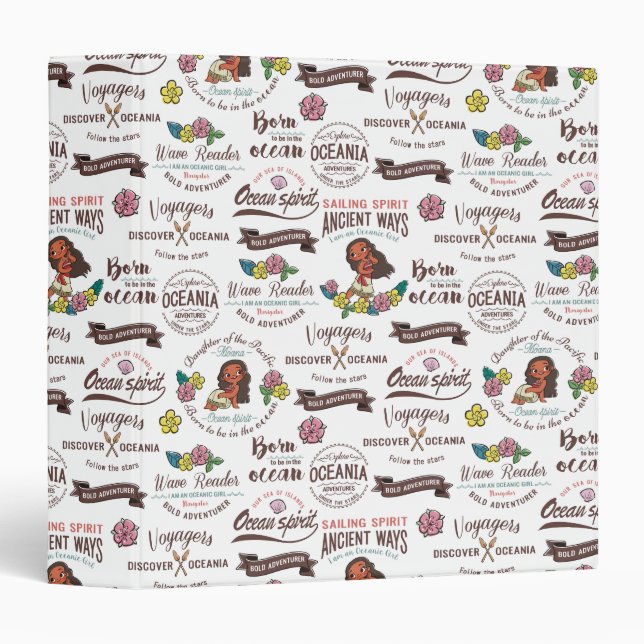 Moana | Bold Adventurer Pattern Binder (Front/Spine)
