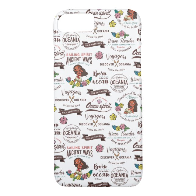 Moana | Bold Adventurer Pattern Case-Mate iPhone Case (Back)