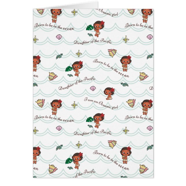 Moana | Born to be in the Ocean Pattern (Front)