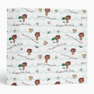 Moana   Born to be in the Ocean Pattern Binder