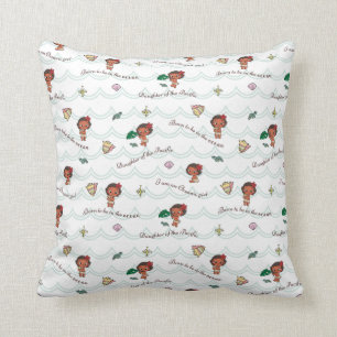Moana   Born to be in the Ocean Pattern Throw Pillow