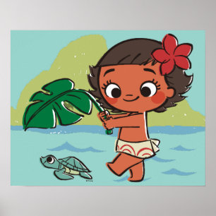 Moana   Born to be in the Sea Poster