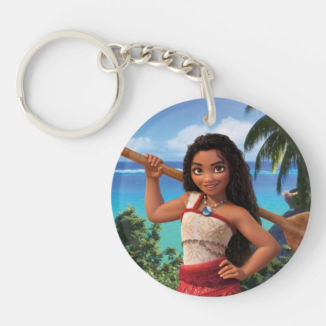 Moana Born to Voyage Keychain (Front)