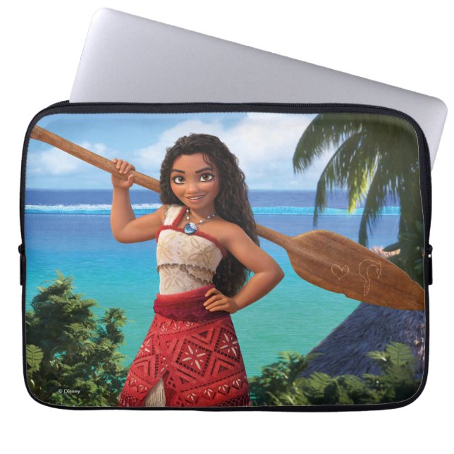 Moana Born to Voyage Laptop Sleeve (Front)