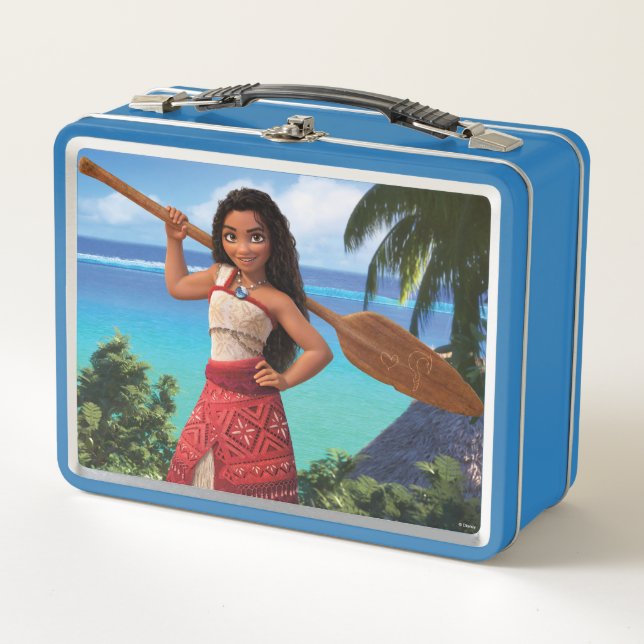 Moana Born to Voyage Metal Lunch Box (Front)
