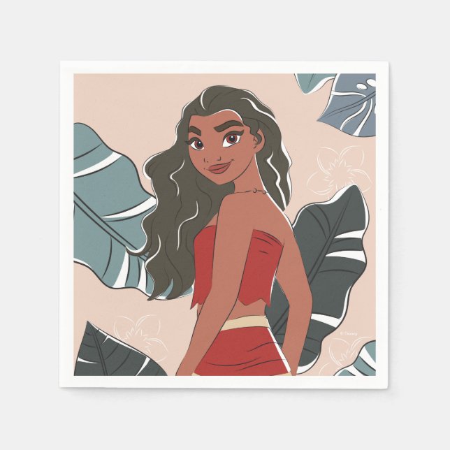 Moana Captured Moment Napkin (Front)