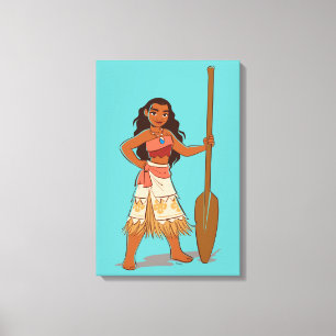 Moana   Daughter Of The Sea Canvas Print