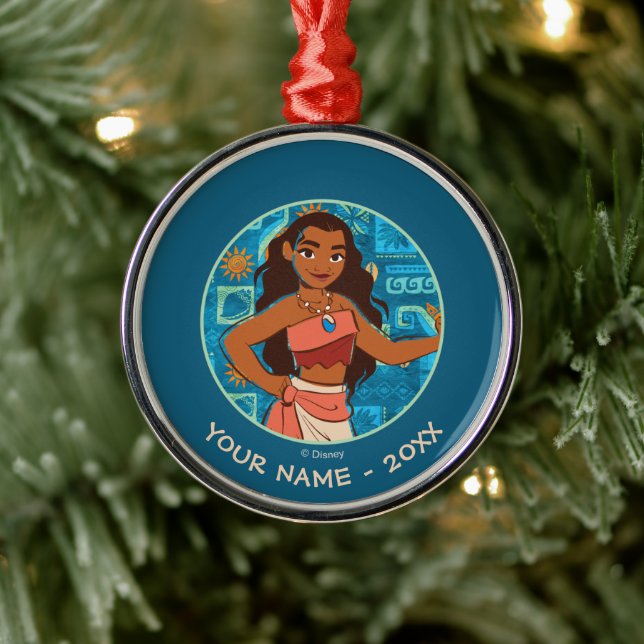Moana | Daughter Of The Sea Metal Ornament (Tree)