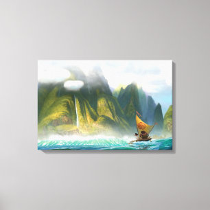 Moana Discover Oceania Canvas Print