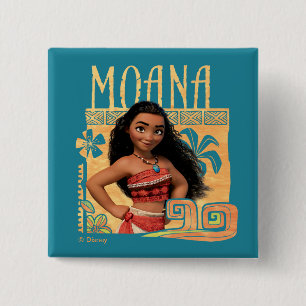 Moana   Find Your Way 2 Inch Square Button