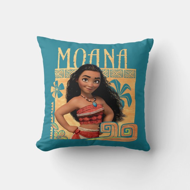 Moana | Find Your Way Throw Pillow (Front)