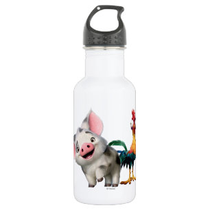 Moana   First Mate & Top Rooster 532 Ml Water Bottle