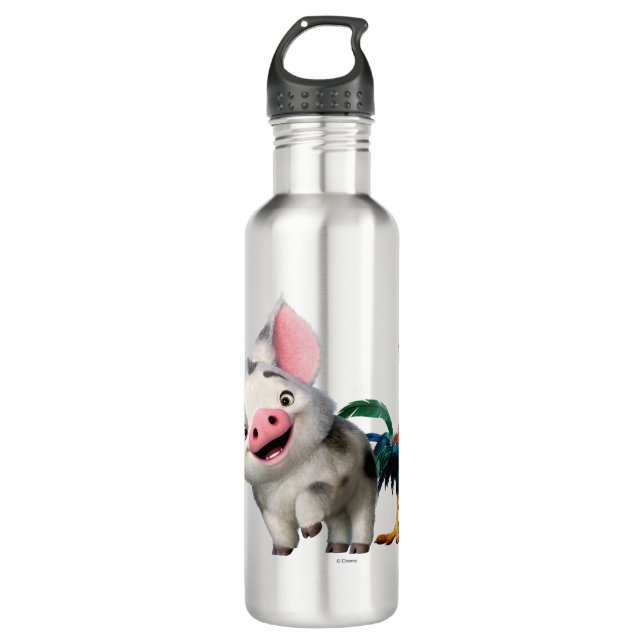 Moana | First Mate & Top Rooster 710 Ml Water Bottle (Front)