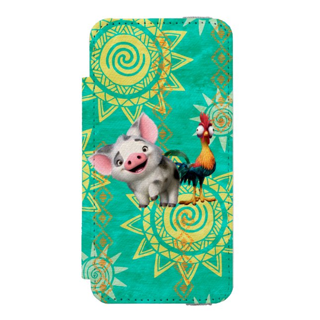 Moana | First Mate & Top Rooster Incipio iPhone Wallet Case (Folio Front)