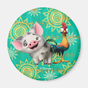 Moana   First Mate & Top Rooster Magnet